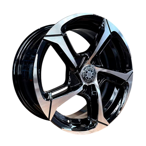 диски VIVE V-05 (RHD1025B) 5,5xR14 4x100 67,1 35 GLOSS_BLACK MACHINE_FACE