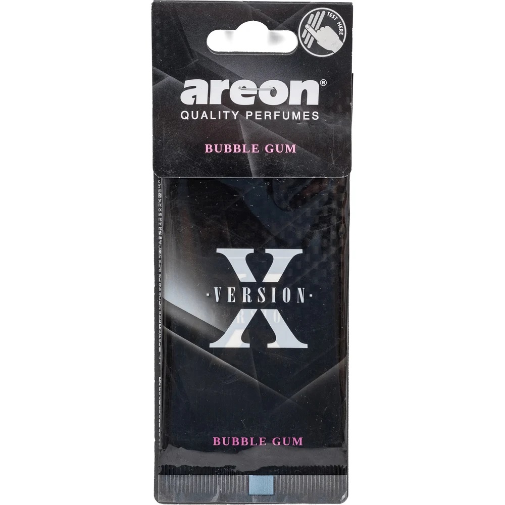 Ароматизатор подвесной сухой AREON X-VERSION Bubble Gum 704-AXV-003