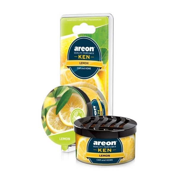 Ароматизатор  AREON Ken Blister Lemon Фруктовый гелевый  универсальный Болгария 35гр
